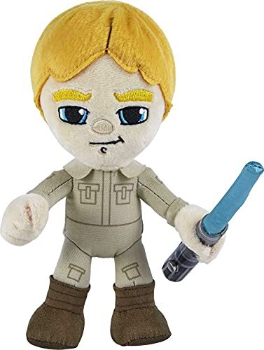 Star Wars - Pluche dier Luke Skywalker 15 cm, kleur (Mattel GXB32)