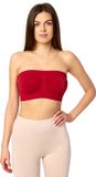 Merry Style Soutien-gorge bandeau rembourré – Rouge – L/XL