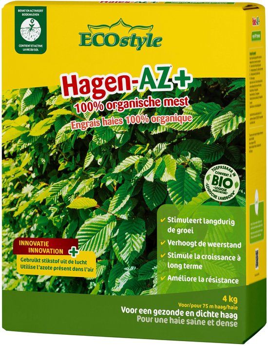 ECOstyle Hagen-AZ Organische Haag Meststof - 4 KG