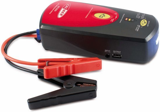 Caliber Jumpstarter JST200 - 240 ampere 220V/ 12 Volt compacte starter met USB aansluiting