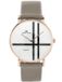 Jordan Kerr Simple - Montre femme - Mouvement à quartz - Couleur rosé - Gris