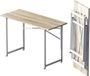 Table pliante multifonctionnelle, beige, 1 pièce