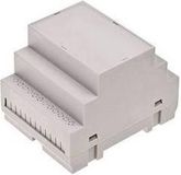 Tru Components TC-7910880 DIN-rail-behuizing 70 x 90 x 65 ABS-V0 Grijs 1 stuk(s)