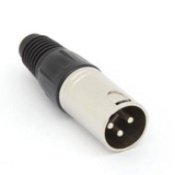 VELLEMAN CA095 Mannelijke 3P XLR Plug - Vernikkeld