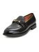 CESARE GASPARI Chaussures à enfiler or / noir