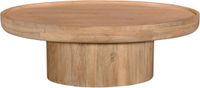 DÉJA Living Salontafel Sola Ovaal - Mangohout - Naturel - 120x65x39cm