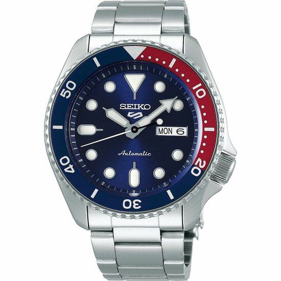 Seiko SRPD53K1 Heren Polshorloge - Zilverkleurig, Blauw, Staal, Automatisch