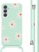 iMoshion Case for Samsung Galaxy A25 (5G) with Cord - Green Flower Distance