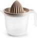 Plasticforte Sinaasappelpers/citruspers - Handmatig - Kunststof - Beige - 16 x 15 cm