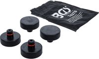 BGS opvijzelblokken voor Tesla Model 3 / S / X / Y 4 stuks - Rood/Zwart