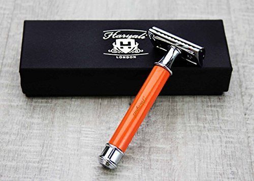 Haryali London Mannen scheermes - Oranje - Designer Box