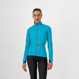 Castelli GO fietsjas Dames Sky Blue/Fiery Red - Maat S