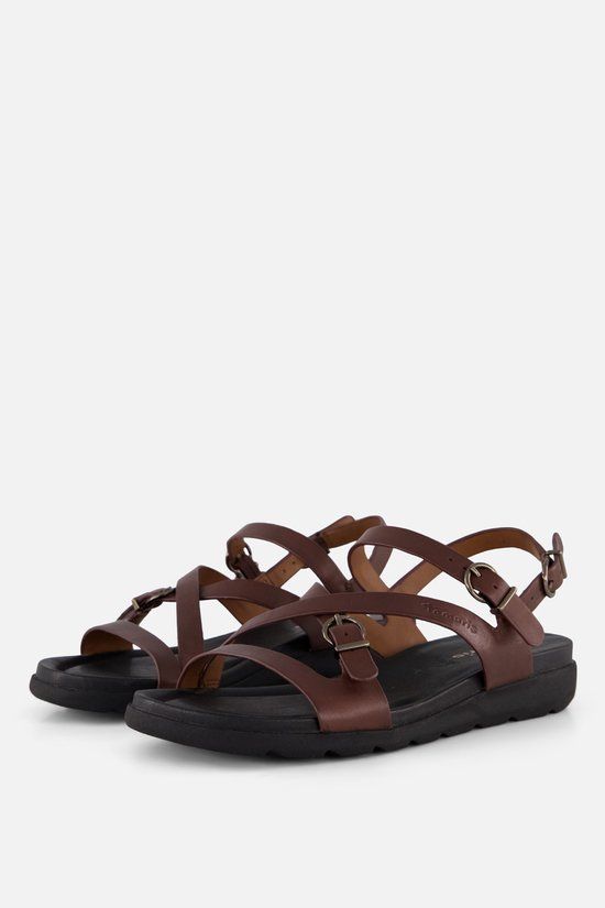 Tamaris Sandalen bruin Leer - Maat 38