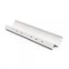 Rocada Kabeldoorvoer, bureau, kabelorganizer, kabelgoot voor bureau, wit, 49 x 10 cm