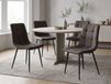 ARCHIMEDE Set de 4 chaises noir