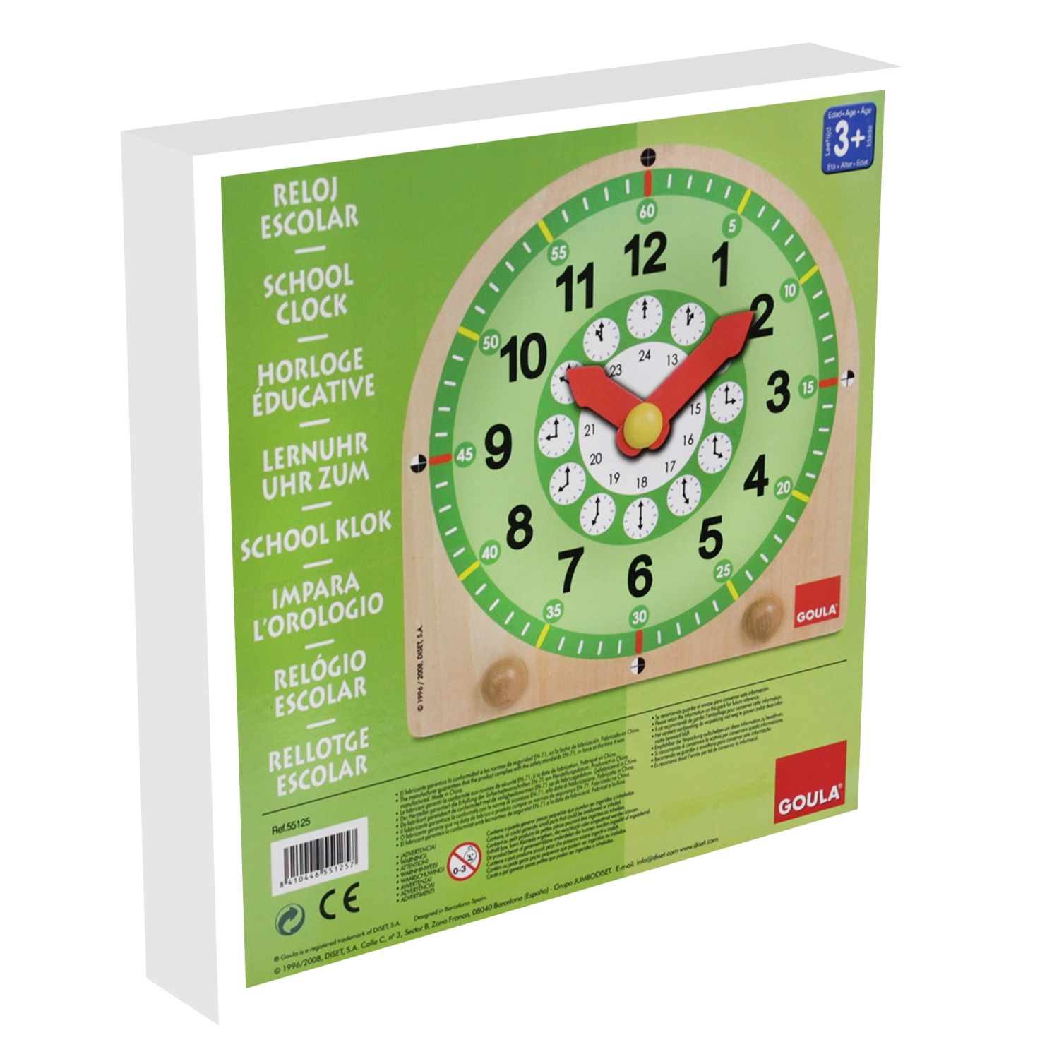 Goula Klok - Educatief speelgoed - Hout - Unisex - Multi