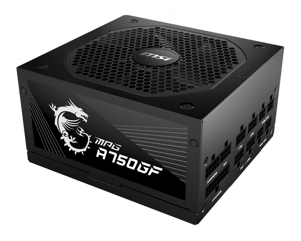 MSI MPG A750GF - Voeding - Zwart