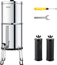 Vevor Système de filtration d'eau par gravité, filtre à eau, membrane d'ultrafiltration 7+8,5l