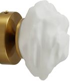 Lindby - Wandlamp - 1 Licht - Glas, IJzer - G9 - Wit, Messing