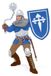 Figurine de jeu chevalier - Réaliste - Dès 3 ans - Jouet médiéval - Collection