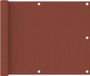 vidaXL Balkonscherm 75x300 cm Oxford stof Terracotta