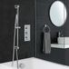 Como Kit Bain Douche - Mitigeur, Douchette sur Rampe & Remplissage Baignoire
