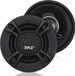 Pyle Autoluidsprekers - 2-Weg Auto Speakers - Coaxiale Luidsprekers - 240 Watt - Set van 2 - Zwart