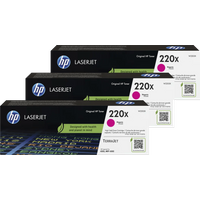 HP 220X LaserJet Toner Magenta (3 stuks)