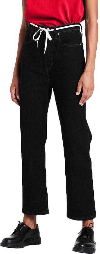 Levi's Ribcage Straight Ankle Jeans - Black Heart - W28/L27 - Women