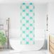 Maison Exclusive - Rideau de douche avec caisse intégrée, dimensions 60x240 cm, largeur du tissu : 56 cm