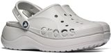 Crocs Baya Platform Clog Dames Wit