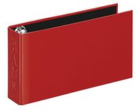 VELOFLEX Bankmap Classic DIN A6 met 2D-ringmechanisme, rood