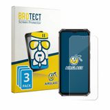 BROTECT Screenprotector 3 Stuks voor Oukitel G7 Beschermglas transparant