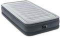Intex Twin Comfort-Plush Single Airbed - Grey - Built-in Pump - 191x99x33cm