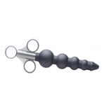 Master Series Glijmiddel Launcher met Oplopende Anal Beads (1ST) - Zwart