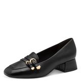 Tamaris Dames Trotteur 1-24304-46 001 Zwart Leer/Synthetisch Maat 38 EU