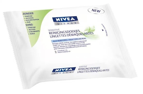 Nivea Reinigingsdoekjes Sensitive Aqua 25 doekjes