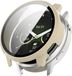 Strap-it Étui rigide avec verre – Finition beige luxueuse, résistant aux chocs et élégant – Beige – convient pour Garmin Venu 4 41mm
