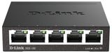 Merkloos Netwerkswitch - 5 poorten - Gigabit - Ventilatorloos - Zwart