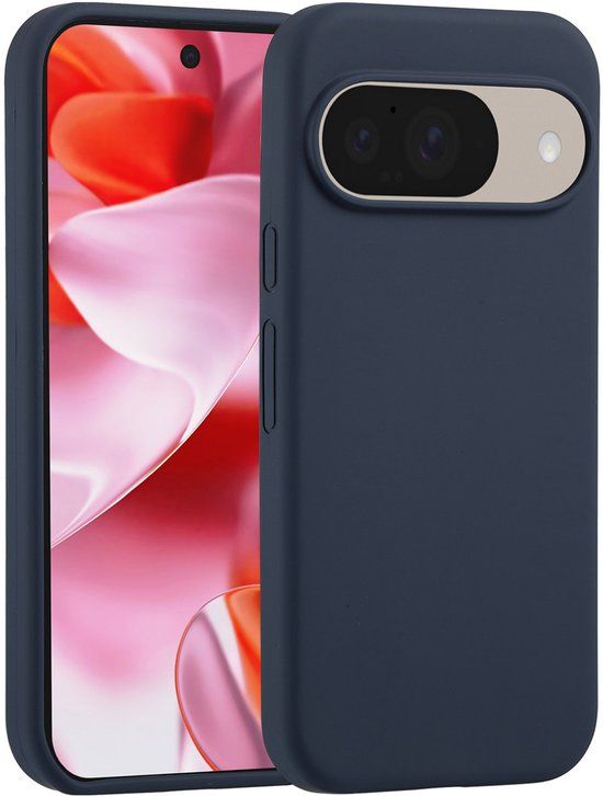 Accezz Liquid Silicone Backcover voor Google Pixel 10 / 10 Pro / 11 / 11 Pro - Donkerblauw