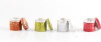 B&C Big Round Candle Box - Silver