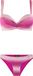 Protest PRTChique - Bikini set Dames - B&C&D-cup - Vaste vulling - Gespsluiting - Medium dekking - Roze