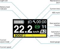 Shimano Steps SC-EN600 - Ordinateur de vélo - Affichage
