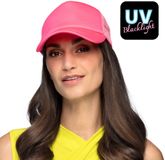 Boland Pet Fluo neonroze Neon, Roze - 56-62 - Volwassenen - Unisex - 80's & 90's - Disco