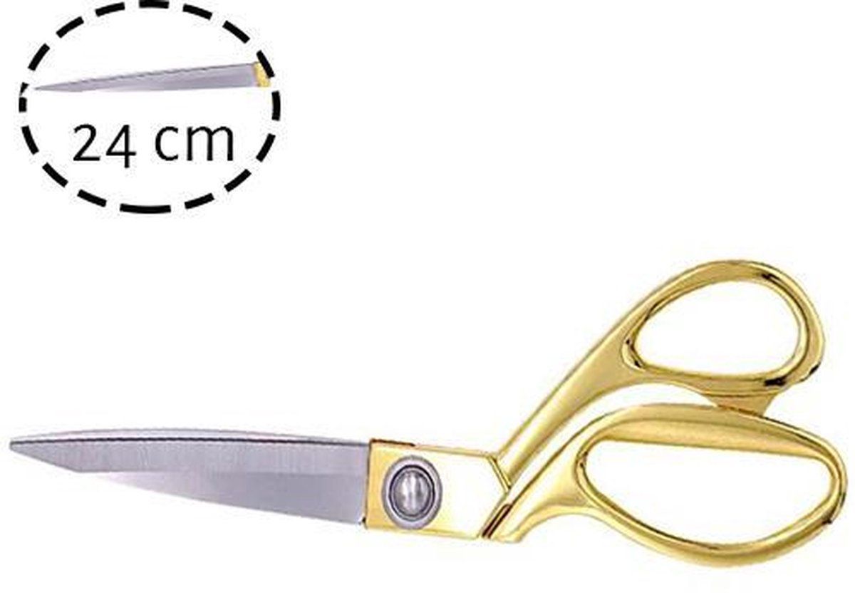 Wehl products Professionele Kleermakersschaar - Stofschaar geel - StofSchaar 24 CM