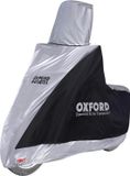 Oxford Aquatex Scooterhoes - Motorhoes - Buitenhoes - Zwart/Zilvergrijs - Maat S