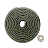 HIMRY KX_TKD7000-Black randbescherming, zwart, 5 m L-vormig