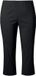 Ulla Popken - Dames - Bengalin broek kuitlang elastische tailleband stretch - Zwart - Maat 66