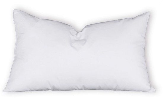 LOBERON Kussenvulling Indra wit 50x30 cm Polyester Effen