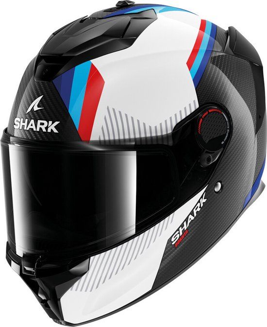 Shark Spartan GT Pro Dokhta Carbon Zwart Wit Blauw Integraalhelm - Maat XL